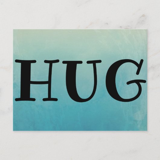 Mail Order Hug Postkarte (Vorderseite)