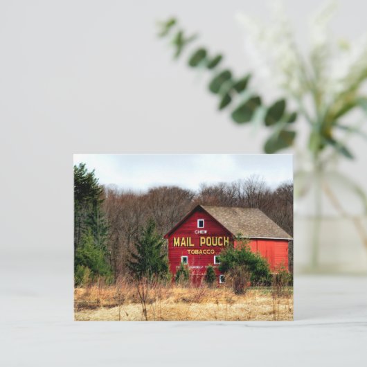 Mail Pouch Barn Postkarte (Stehend Vorderseite)