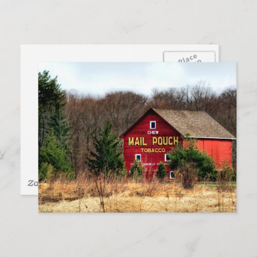 Mail Pouch Barn Postkarte (Vorne/Hinten)