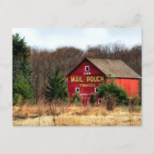 Mail Pouch Scheune Postkarte