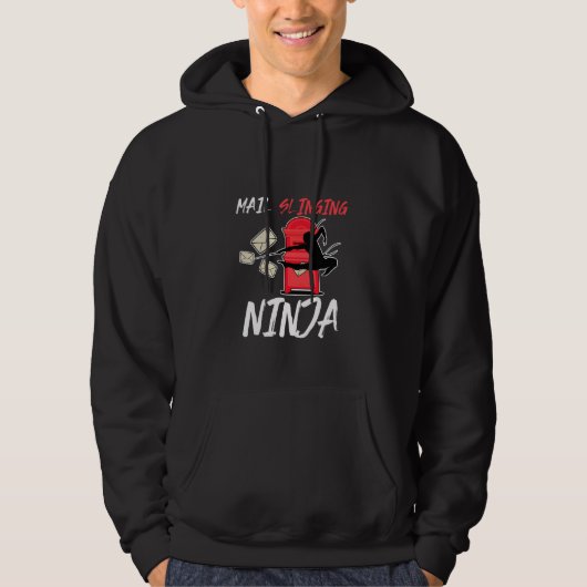 Mail Slinging Ninja Hoodie (Vorderseite)
