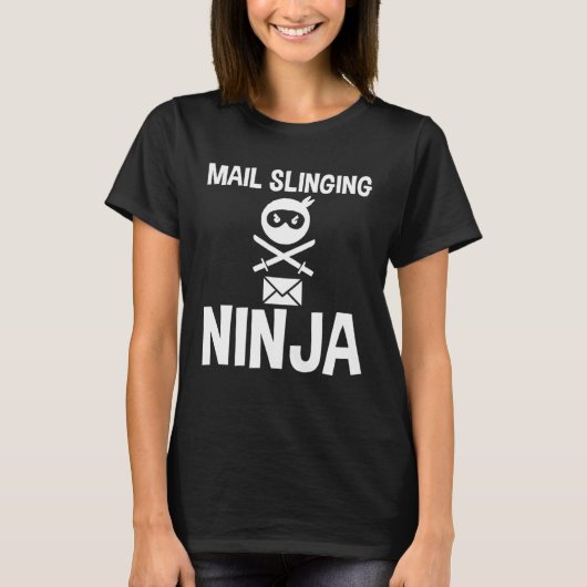 Mail Slinging Ninja T-Shirt (Vorderseite)