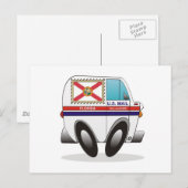 Mail Truck FLORIDA Postkarte (Vorne/Hinten)