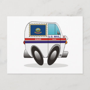 Mail Truck IDAHO Postkarte
