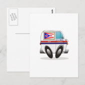 Mail Truck OHIO Postkarte (Vorne/Hinten)