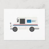 Mail Truck Postkarte (Vorderseite)