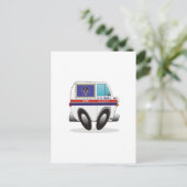 Mail Truck UTAH Postkarte (Stehend Vorderseite)