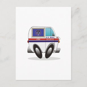 Mail Truck UTAH Postkarte