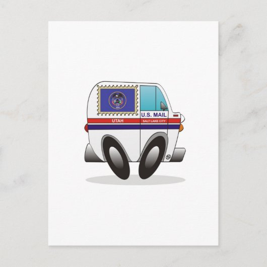 Mail Truck UTAH Postkarte (Vorderseite)