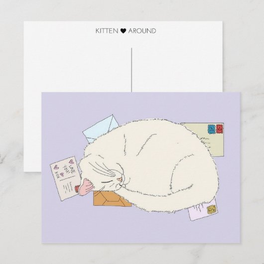 Mail, Was ist Post? Postkarte (Vorne/Hinten)