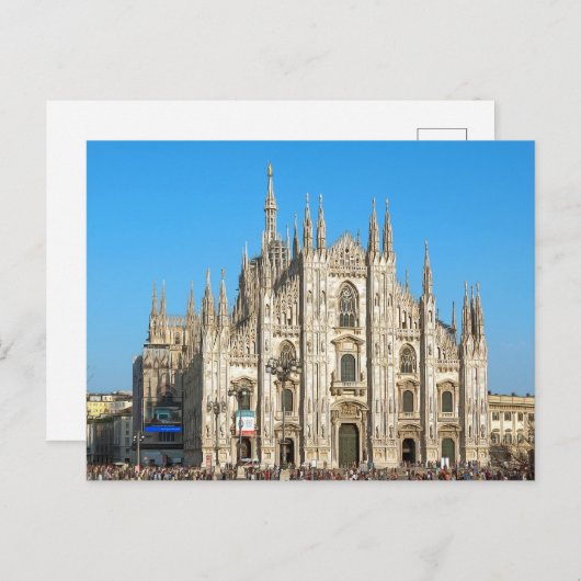 Mailand. #1. postkarte (Vorne/Hinten)