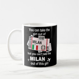 Mailand Boarding Pass Milan Girl Milan Kaffeetasse