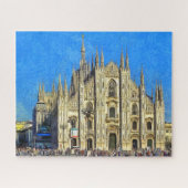 Mailand. Der Duomo. Puzzle (Horizontal)