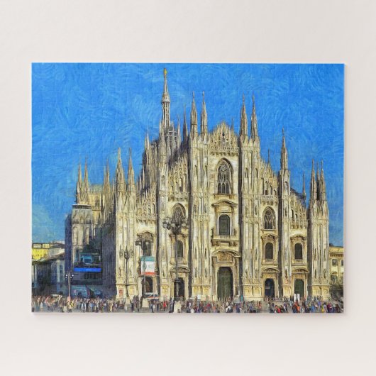 Mailand. Der Duomo. Puzzle (Horizontal)