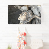 Mailand Friedhof Statue Banner (Insitu)