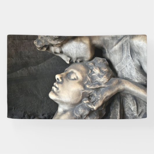 Mailand Friedhof Statue Banner (Horizontal)