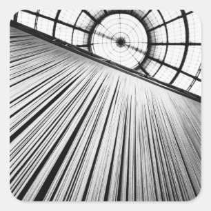 Mailand Italien, Ausstellung in der Galleria Quadratischer Aufkleber