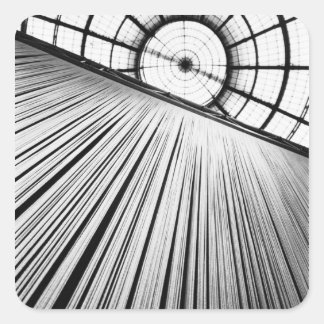Mailand Italien, Ausstellung in der Galleria Quadratischer Aufkleber