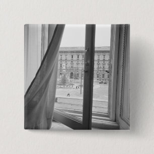 Mailand Italien, Blick aus dem Fenster der Scala Button