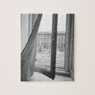 Mailand Italien, Blick aus dem Fenster der Scala Puzzle