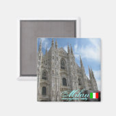 Mailand Italien coole Magnetkonstruktion Magnet (Vorderseite/Rückseite)