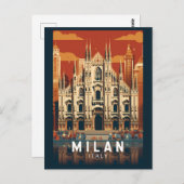 Mailand Italien Duomo di Milano Kunst, Dichtung un Postkarte (Vorne/Hinten)