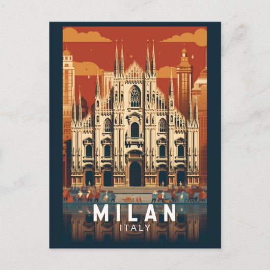 Mailand Italien Duomo di Milano Kunst, Dichtung un Postkarte (Vorderseite)