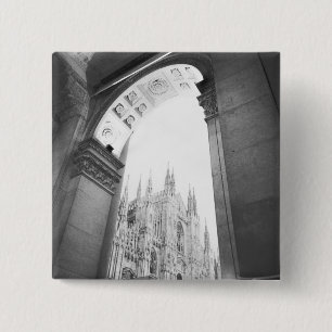 Mailand Italien, Galleria Blick auf den Dom Button