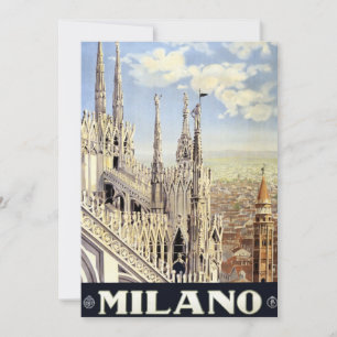 Mailand Italien Gotischer Dom Duomo Vintage Reise