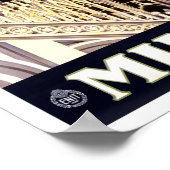 Mailand Italien Jahrgang Reise Poster (Ecke)