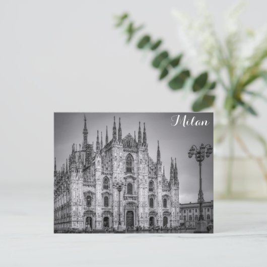 Mailand Italien Kathedrale Foto Postkarte (Stehend Vorderseite)