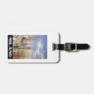 Mailand, Italien, Kathedrale, Vintage, Gepäckanhän Gepäckanhänger
