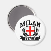 Mailand Italien Magnet (Vorderseite/Rückseite)
