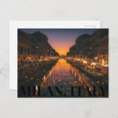 Mailand, Italien Postkarte (Vorne/Hinten)