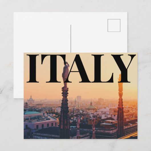 Mailand, Italien Postkarte (Vorne/Hinten)