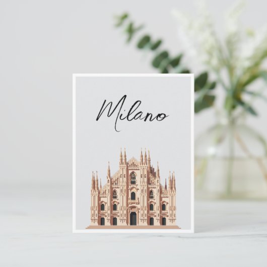 Mailand Italien Postkarte (Stehend Vorderseite)