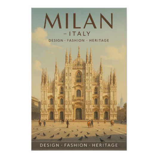 Mailand — Italien Reise 2026 Poster (Vorderseite)