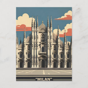 Mailand Italien Reisen Kunst - Dom Kathedrale Postkarte