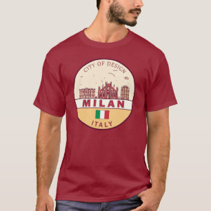 Mailand Italien Skyline Emblem T-Shirt