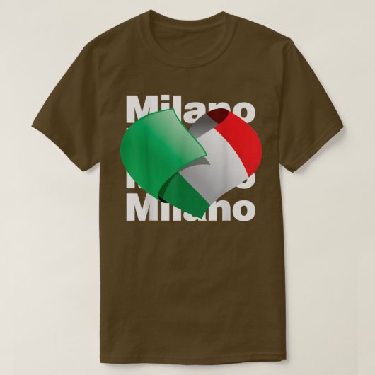 Mailand Italien T-Shirt (Design vorne)