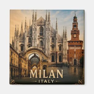 🧲 Mailand Italien Urlaubserinnerung Für Reisende  Magnet