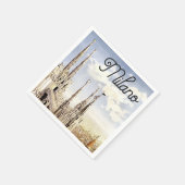 Mailand Italien Vintag Serviette (Ecke)