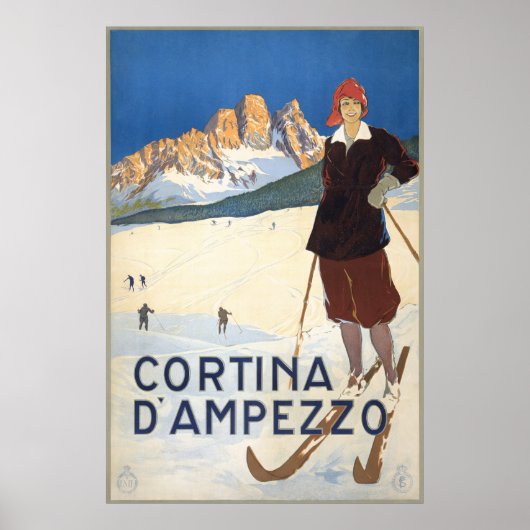 Mailand Italien Vintage Reiseposter Poster (Vorne)