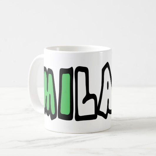 Mailand Kaffeetasse (Vorderseite Links)