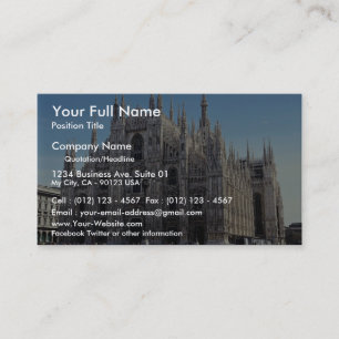 Mailand-Kathedrale, Italien Visitenkarte