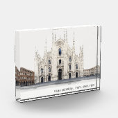 Mailand Kathedrale Italien Wasserfarbe Italien Rei Fotoblock (Links)