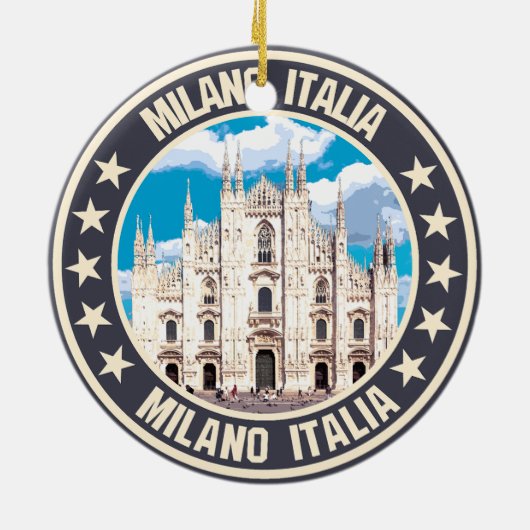 Mailand Keramik Ornament (Hinten)