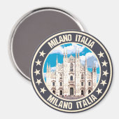Mailand Magnet (Vorderseite/Rückseite)