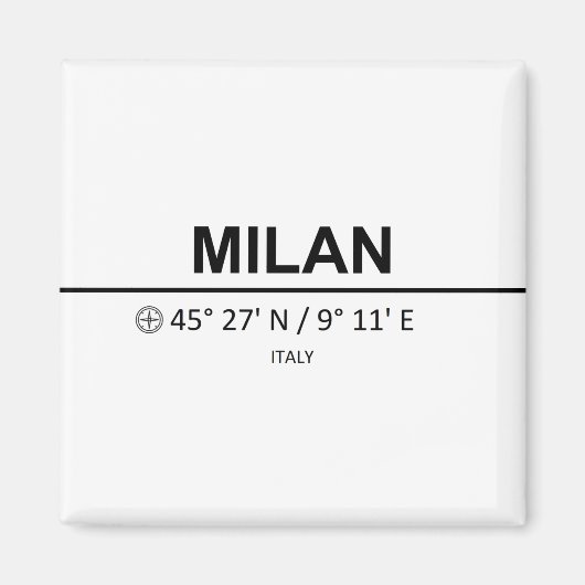 Mailand Magnet (Vorne)