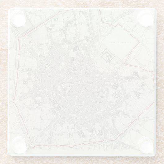 Mailand Mailand Glasuntersetzer (Rückseite)